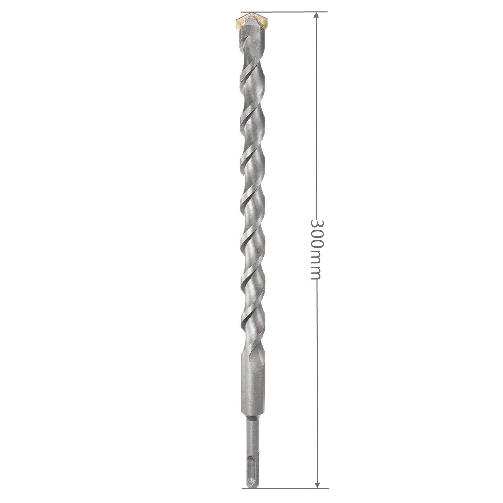 Zestaw wiertła obrotowego SDS Plus， Wiertło do muru SDS Plus 300 mm, końcówka węglikowa 6–25 mm Udar do betonu Cegła cementowa | 22mm