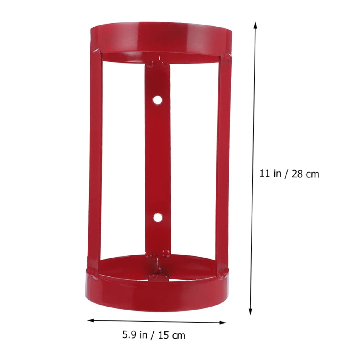 SHINEOFI Soporte Compatible para de Incendios de Acero Extintor Pared de Rojo Alta Durabilidad Mayoría y de Modelos para Oficina Hotel