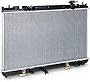 M-AUTO Aluminum OE Style Radiator Compatible with 2002 2003 2004 2005 2006 Toyota Camry 2.4L Automatic Transmission 1-3/8' Inlet, 1-3/8' Outlet DPI 2437
