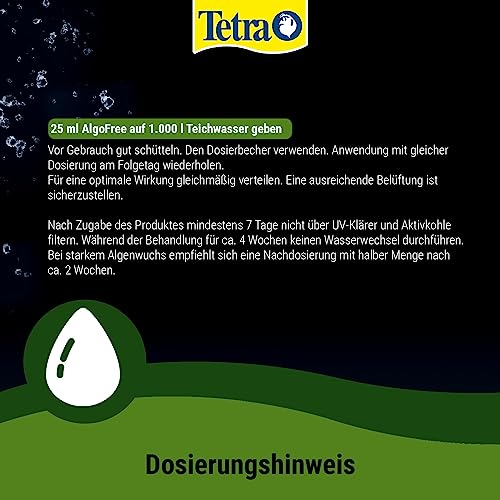 Tetra Pond AlgoFree Schwebealgen- und Fadenalgenvernichter für Teiche