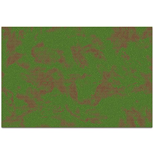 Stratagem 6' X 4' Open Field Grass Terrain Neoprene Tabletop Wargaming Grass Field Battlemat With Carrying Case #TOP1