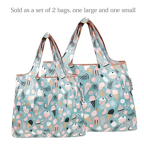Image of allydrew Large Foldable Tote Nylon Reusable Grocery Bag