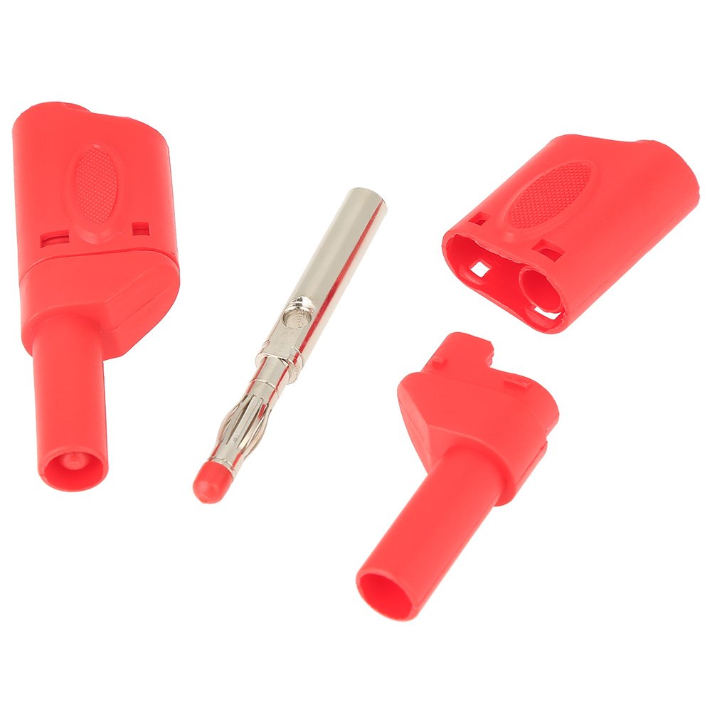 10 Connettori A Banana Impilabili 4mm - Rosso E Nero, Isolati, Per Audio Ed Elettronica - Foto 7