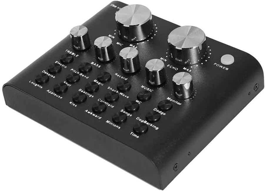 Mobile Phone Microphone Live External Sound Card for Mobile Computer Audio Interface Sound Card with