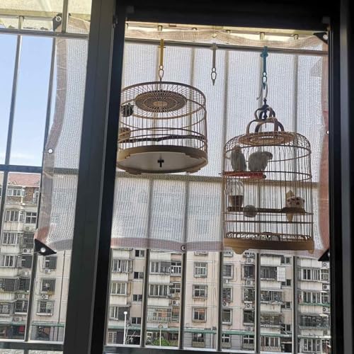 Voile d'ombrage blanche pour grands balcons et piscines
