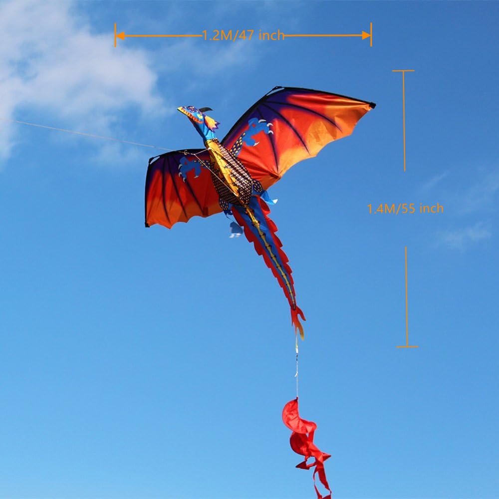 TiffyDance Replacement Rod of 5.7 Ft Huge Hexagonal Spider Kite for Adults Outdoor Sports Easy Flying, black, K27-B