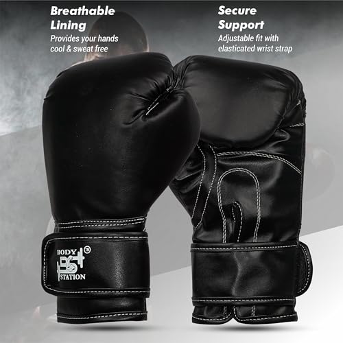 Image of Boxing Gloves - Training Gloves with Hook and Loop Velcro Closure for Long-Lasting Strength and Durability