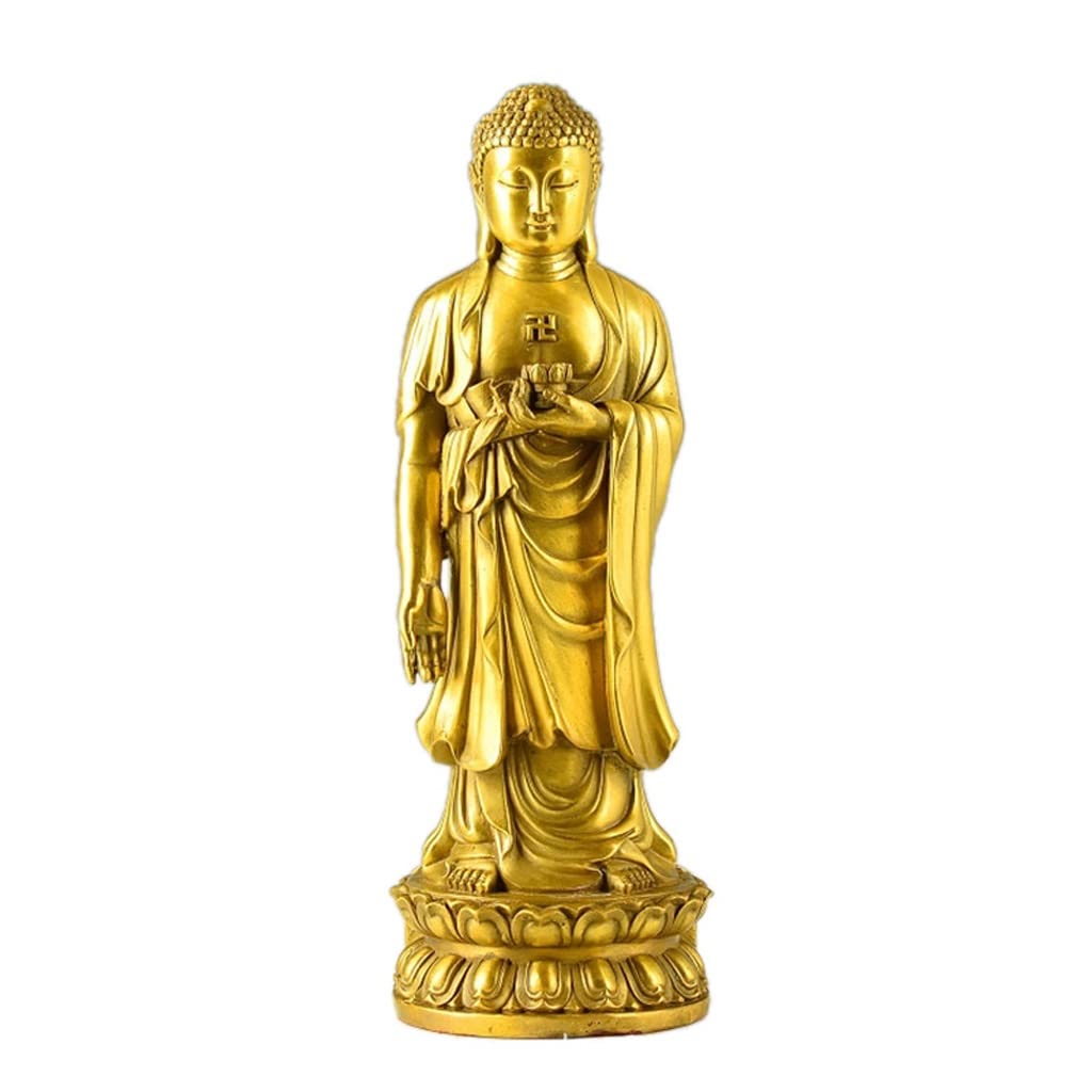Statue de Bouddha zen pour idée cadeau ornement de maison