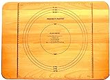 Catskill Craftsmen 22-Inch Perfect Pastry Cutting Board with Rounded Corners and Reverse Groove