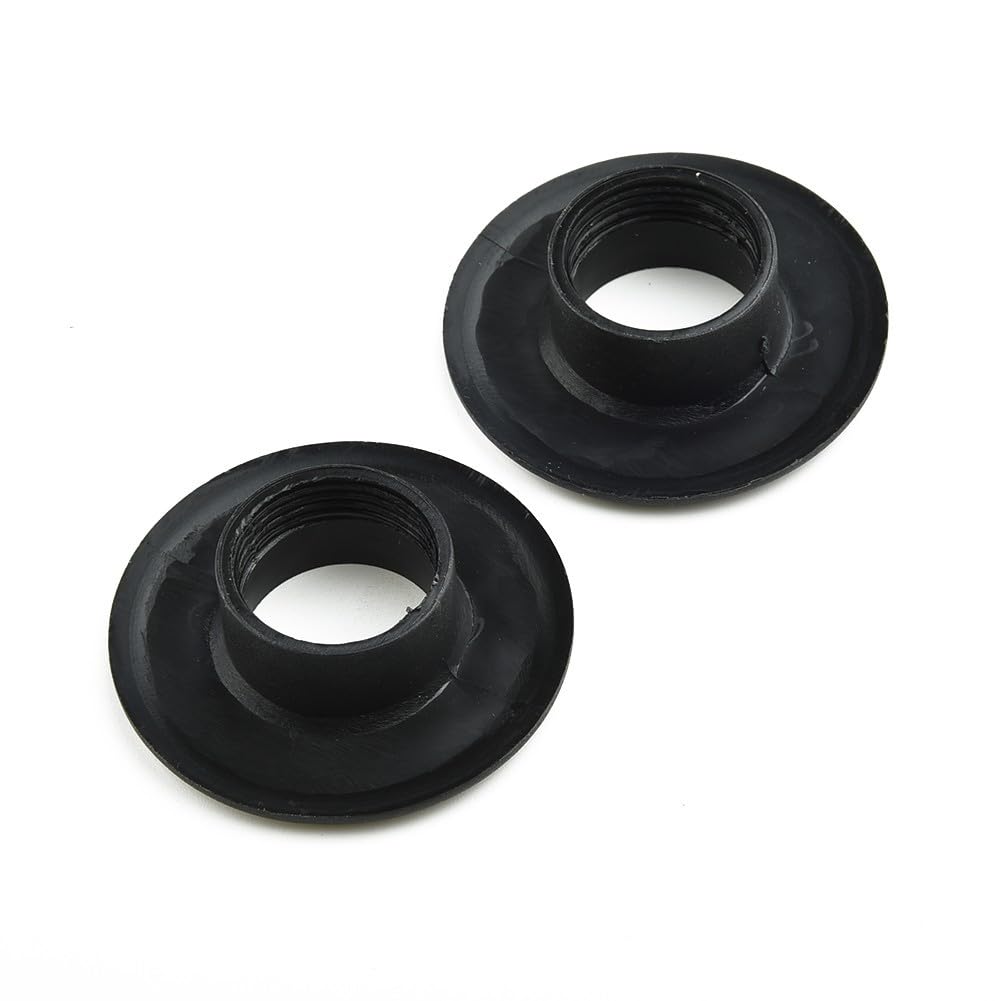Lot de 10 bagues de rechange de 16 mm pour roulement de baby-foot, pour tige standard de 1,6 cm, en plastique noir