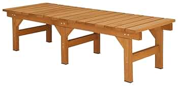 ガーデン デッキ風縁台ライト155×55×40 ダークブラウン SDE-155S Amazon | ガーデンガーデン デッキ風縁台 ライト 155cm×55cm