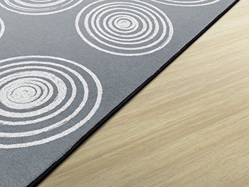 Tapete decorativo rectangular Circles Abstract 7'6" x 12' miniatura 6