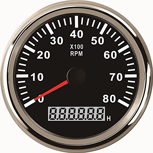 KUS 85mm Tachometer RPM Gge REV Meter With Hour ... - Vicedeal