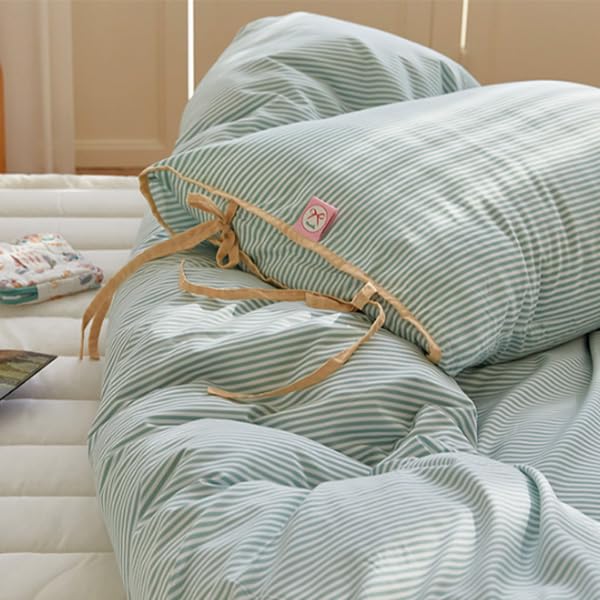 Amazon｜布団カバー 枕カバー 韓国 リボン シーツ 布団セット