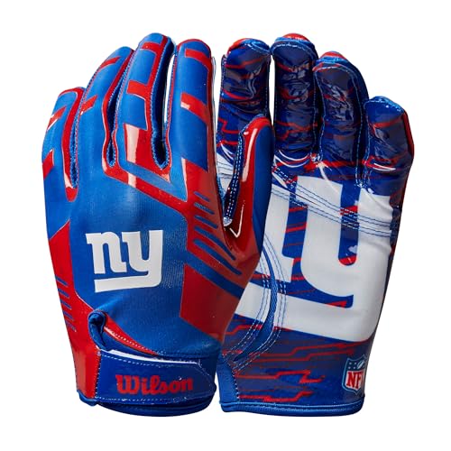 Image of Wilson NFL Stretch Fit Football Gloves - Youth and Adult Sizes