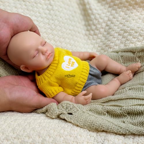 Muñeca Reborn de Silicona 30 cm Cuerpo Completo miniatura 7