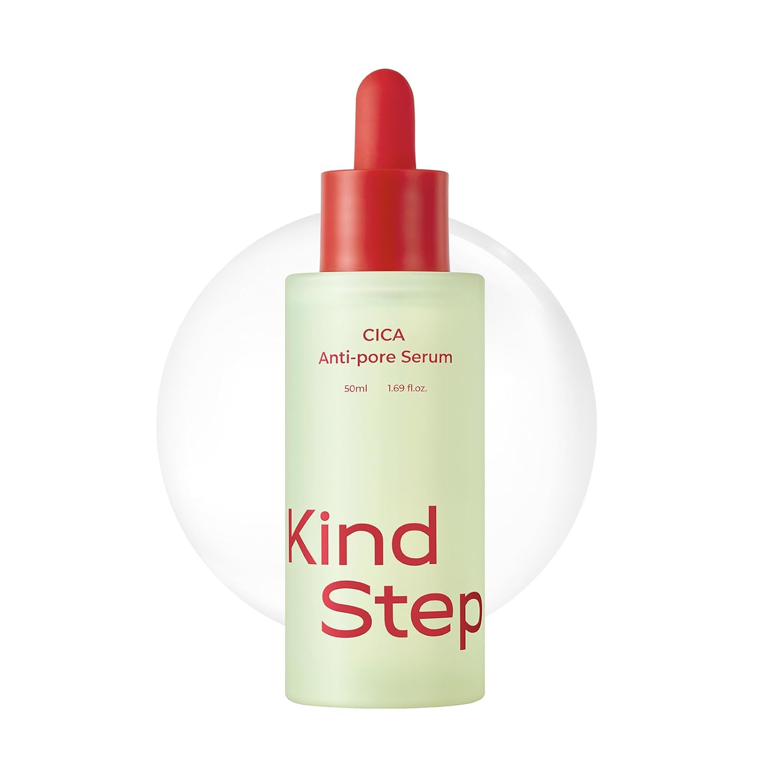 Pore Refining Cica Serum, Korean Facial Serum for Smooth Skin Texture, Sebum Balance & Makeup Prep, Lightweight Hydrating Essence, 1.69 fl. oz.