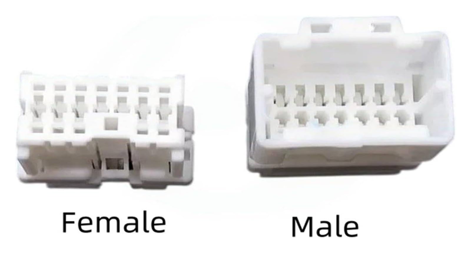 1/5/10 Stück 12-poliger Kfz-Kabelbaumstecker(Female With Wires,5pcs)