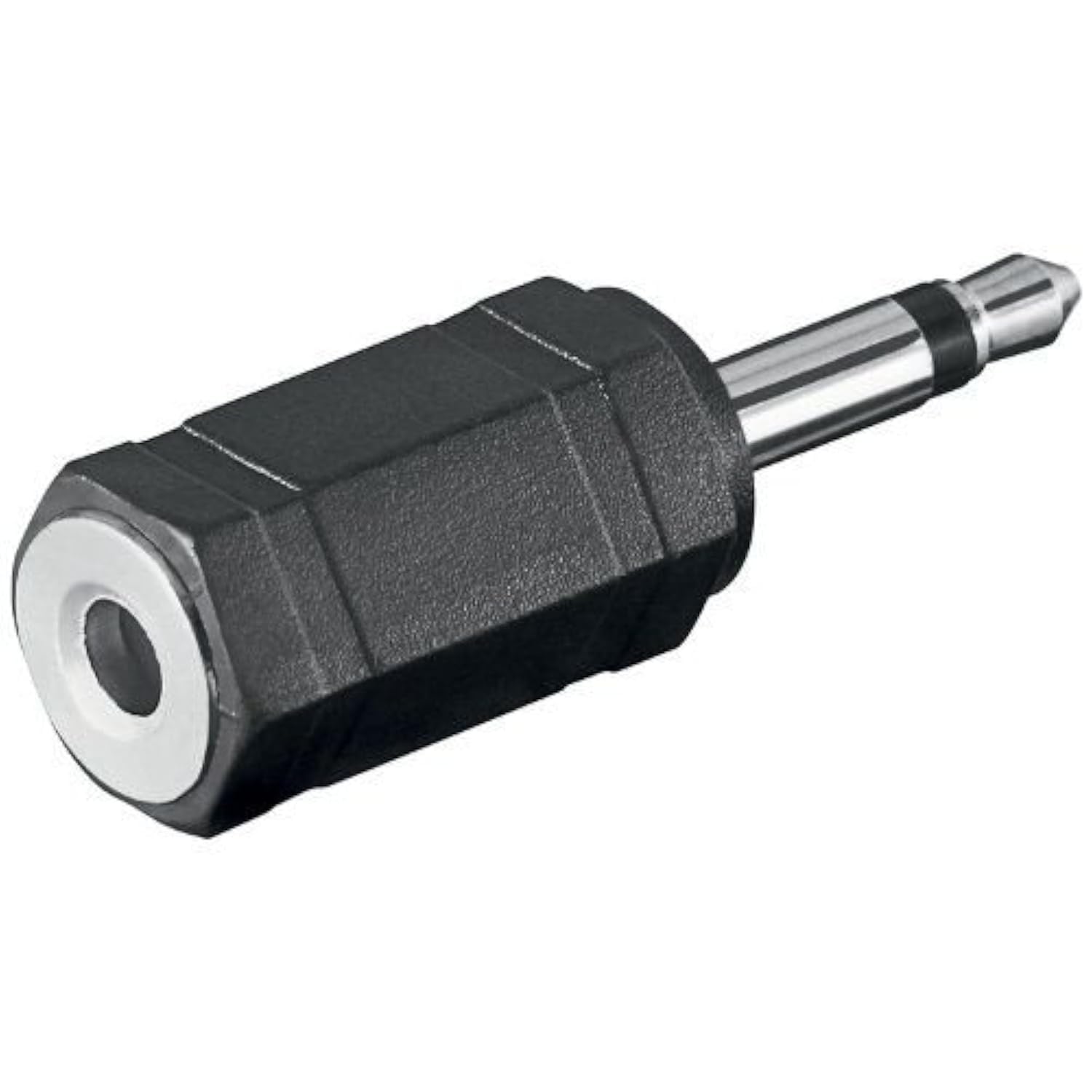 Adattatore Audio Stereo Jack 3.5mm Femmina A Jack 6.35mm Maschio Mono – In PVC, Per Cuffie, Mixer E Amplificatori, 5x2x2cm