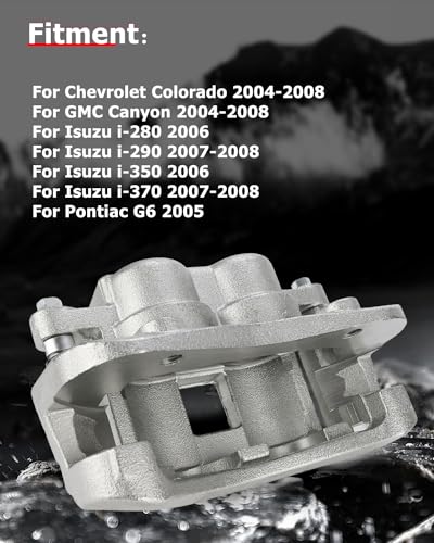 Image of cciyu 18B4939 18B4938 Front Left & Right Brake Calipers With Bracket For Chevy For Colorado,For GMC For Canyon,For Isuzu For i-280 /For i-290 /For i-350 /For i-370