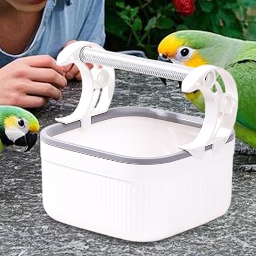 Support de jeu avec boîte amovible pour perruches et grand perchoir à oiseaux de table - 4