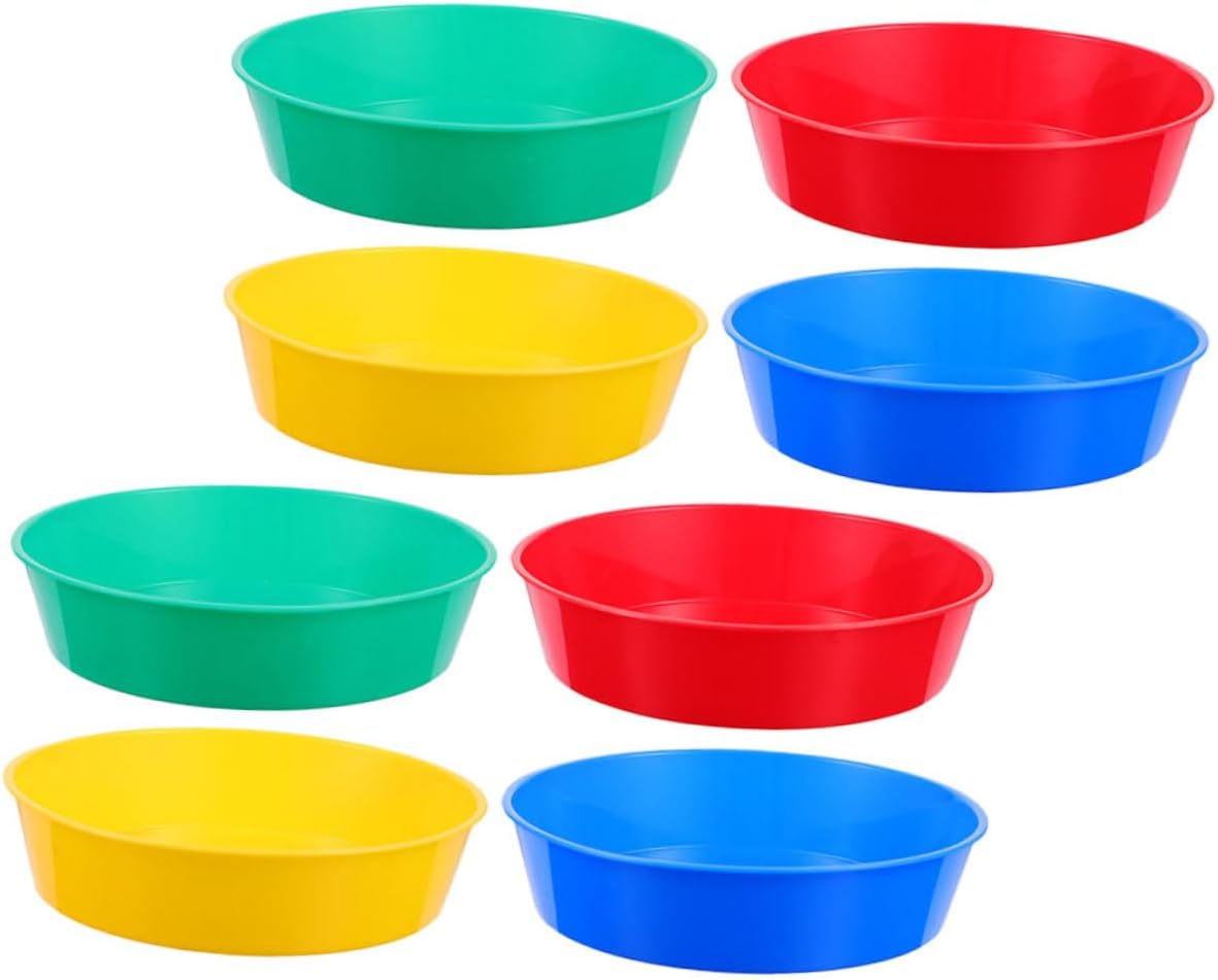 Homoyoyo 8pcs Palette Seal Pigment Mixing Plates for Artists Paint Trays Watercolor Painters Palette