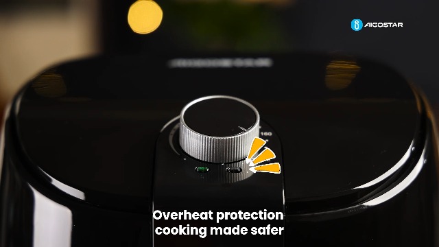 Friteuse sans huile Aigostar Hayden A-Friteuse sans huile 4L, Air Fryer 1500W, 0-200ºC, 0-30min, Friteuse air fryer, Cuisson saine. Sans BPA, Panier amovible, Facile à nettoyer Friteuse sans huile Aigostar Hayden A-Friteuse sans huile 4L, Air Fryer 1500W, 0-200ºC, 0-30min, Friteuse air fryer, Cuisson saine. Sans BPA, Panier amovible, Facile à nettoyer