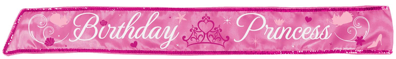 Disney Princess Banda de tela y lentejuelas ideal regalo de cumpleaños