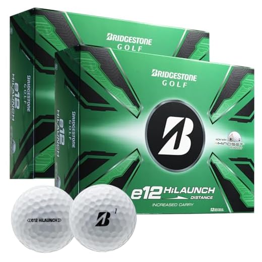 Bridgestone e12 HiLaunch Golf Balls Double Dozen