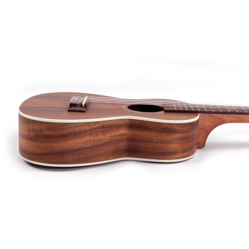 Weller Konzert Ukulele Koa Body und Decke Mahagoni Hals 378mm Mensur