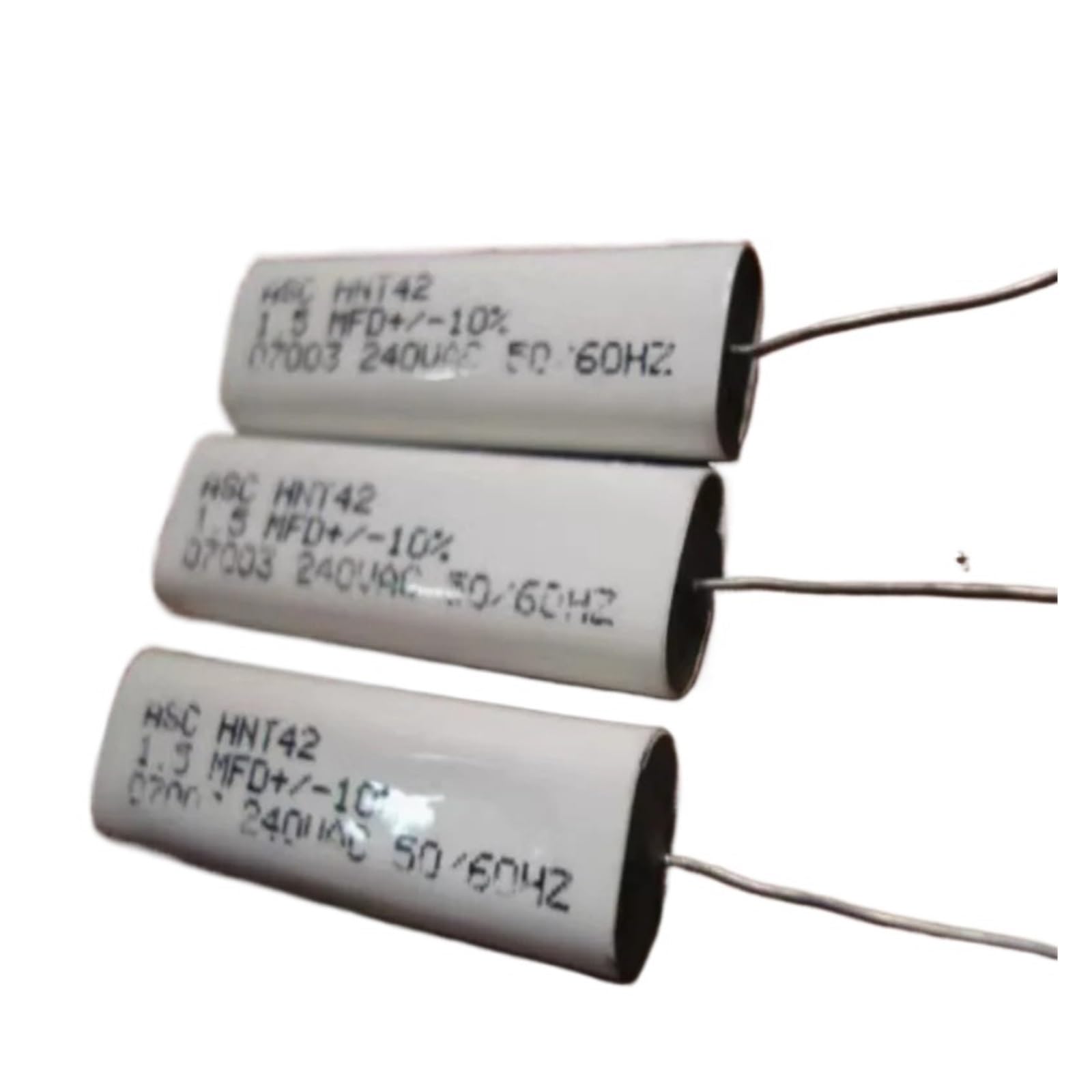BALYDLUL 10pcs HNT42 1.5UF 1.5mfd 240V AC 10% axial frequency division electrodeless film capacitor