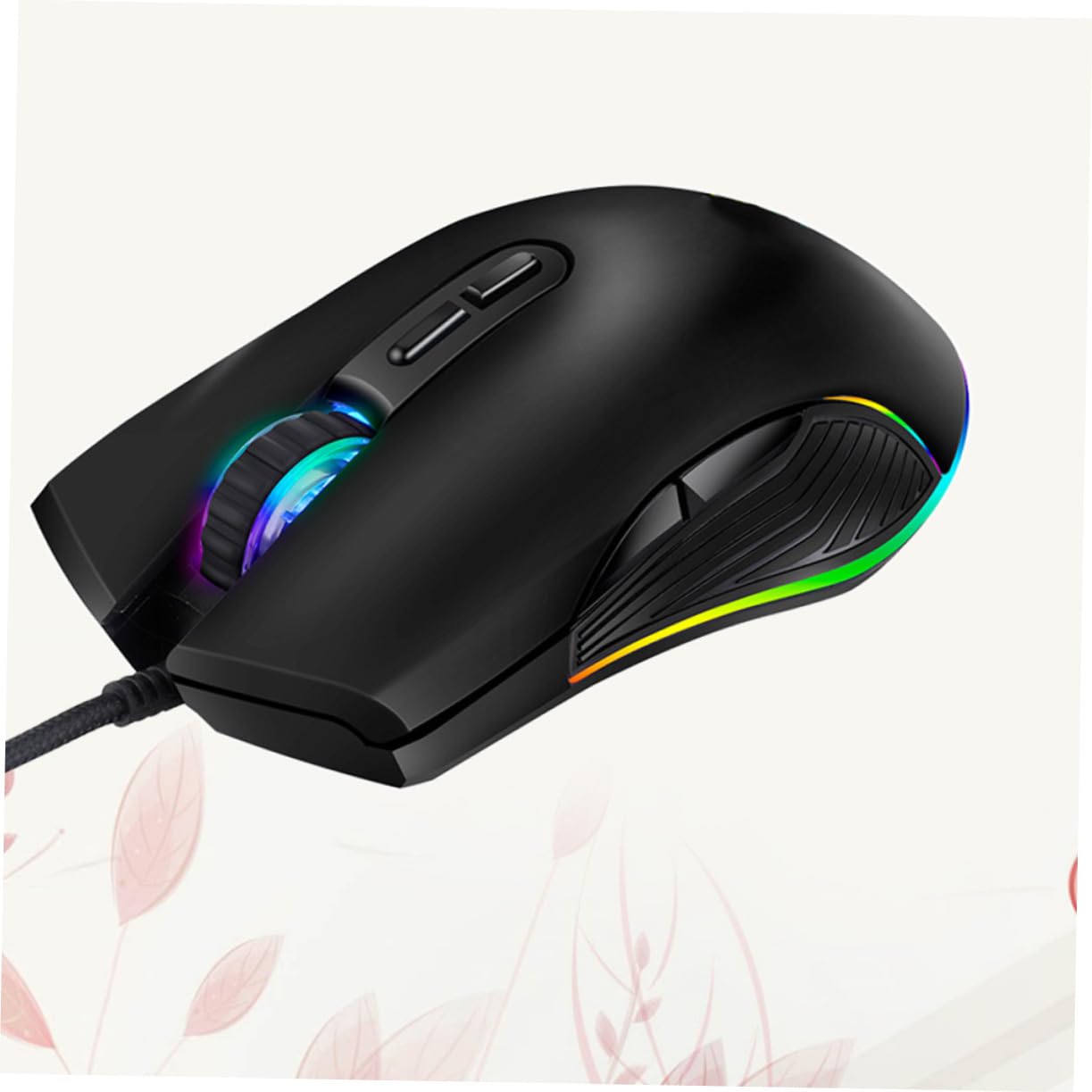 Gadpiparty 2pezzi Mouse Gaming Ergonomico Usb Con Illuminazione Rgb Pulsanti Programmabili Dpi Regolabili Compatibile Con Pc e Laptop Design Confortevole Per Giocatori e Ufficio