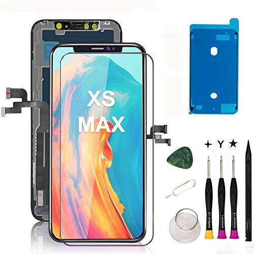 Exclusive Oli & Ode for iPhone Xs MAX Screen Replacement iPhone Xs MAX Replacement Screen iPhone Xs MAX LCD Screen Replacement XS MAX Digitizer Display Assembly + 3D Touch Face ID 1921 A2101 A2102 A2103 A2104