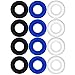 L'aise Vie Soft Stretchy Donut Cock Rings for Extended Erection Larger Girth Prolonged Fun Waterproof Silicone Ring Cock- Assorted Pack of 3 Seamless Same Size Different Color Toys (4 Sets) ...
