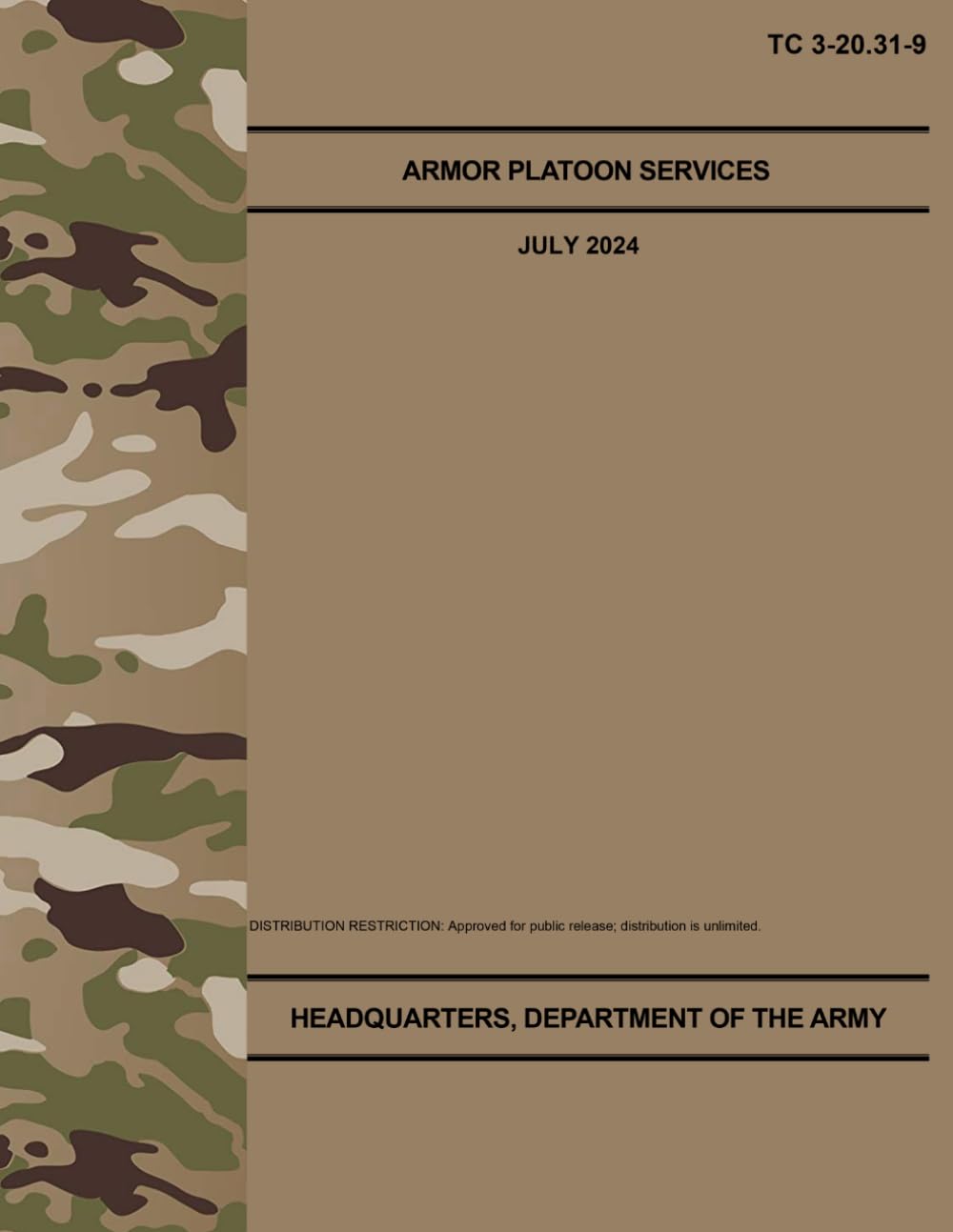 TC 3-20.31-9 Armor Platoon Services - Jul. 2024