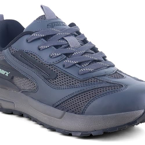 Image of SPARX Sports Running Shoes for Men - Lightweight Breathable Lace-Up Athletic Shoes with Cushioned Comfort, Shock Absorption, Durable Grip, Flexible Sole & Everyday Walking Performance