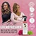 Rose Water For Locs, Dreadlocks, Daily Moisturizing Refreshing Spray, Rose Water For Hair, Rosewater and Peppermint Hair Scalp Moisturizer. No More Itch Gro Spray (4 OUNCES)