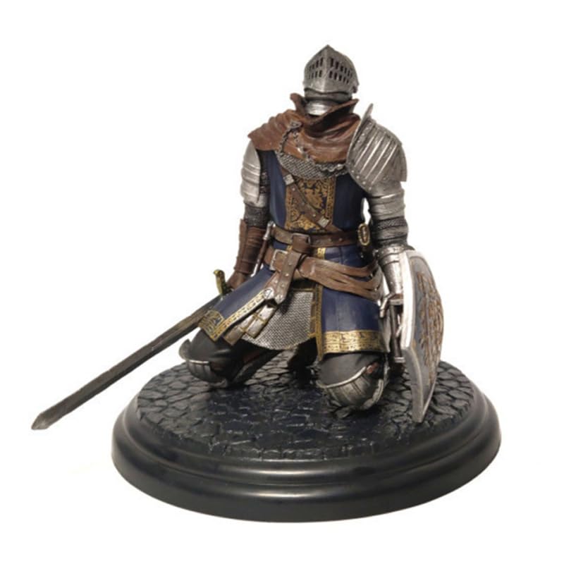REOZIGN 15cm/5.9 Inch PVC Dark Souls Figure Statue Game Character Cosplay Action Figures Collectible Model Gift for Anime Fans (Elite Knight)