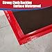 STIKPACK 2 Rolls Red Duct Tape, Heavy Duty Strong Industrial Colored Duct Tape 9mil x 2inch x 25yds Flexible, No Residue, Waterproof and Tear by Hand, Multi-Use for Indoor & Outdoor Repairs