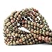 CHEAVIAN 60PCS 6mm Natural Unakite Gemstone Round Loose Beads for Jewelry Making DIY Handmade 1 Strand 15"