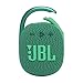 JBL Clip 4 Eco - Ultra-Portable Waterproof and Dustproof Bluetooth Speaker, big audio & punchy bass, made with 90% post-consumer recycled plastic, Integrated carabiner, Up to 10 Hours of Play (Green)