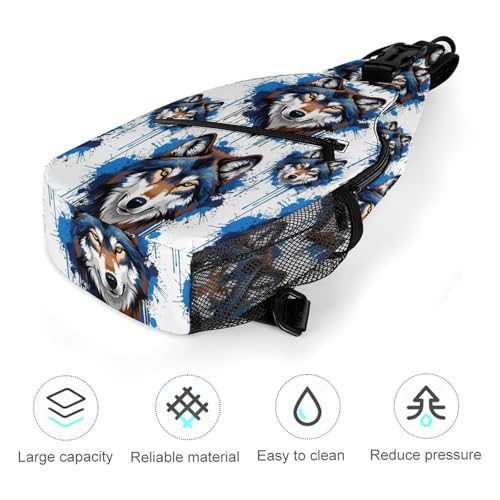 Bolso ligero tipo bandolera ajustable para hombre y mujer miniatura 5