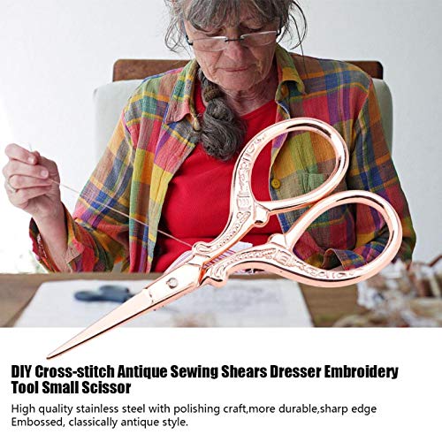 Kruissteek Dressoirschaar Metalen schaar Naaischaar Naaischaar Weven(Rose gold) - Image 5