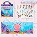 JOYIN 3 Sets Dress-Up Reusable Sticker Book for Toddlers, 3D Sticker Books for Kids 3 4 5, Travel Essentials, Airplane Activity Toys, Crafts Gifts, Birthday Gifts - Fashion, Mermaid, Princess