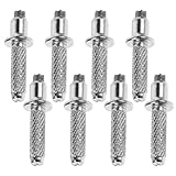 NOLITOY Puntas de Acero de Tungsteno para Bastones de Senderismo 8 Piezas Puntas Antideslizantes para Terrenos Duros Accesorios de Repuesto para Bastones de Trekking y Marcha Nórdica