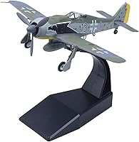Vista 1 de Avión de combate alemán Wulf Fw 190A-8 Modelo de avión de metal 1/72 Avión militar Modelos avión fundido a troquel
