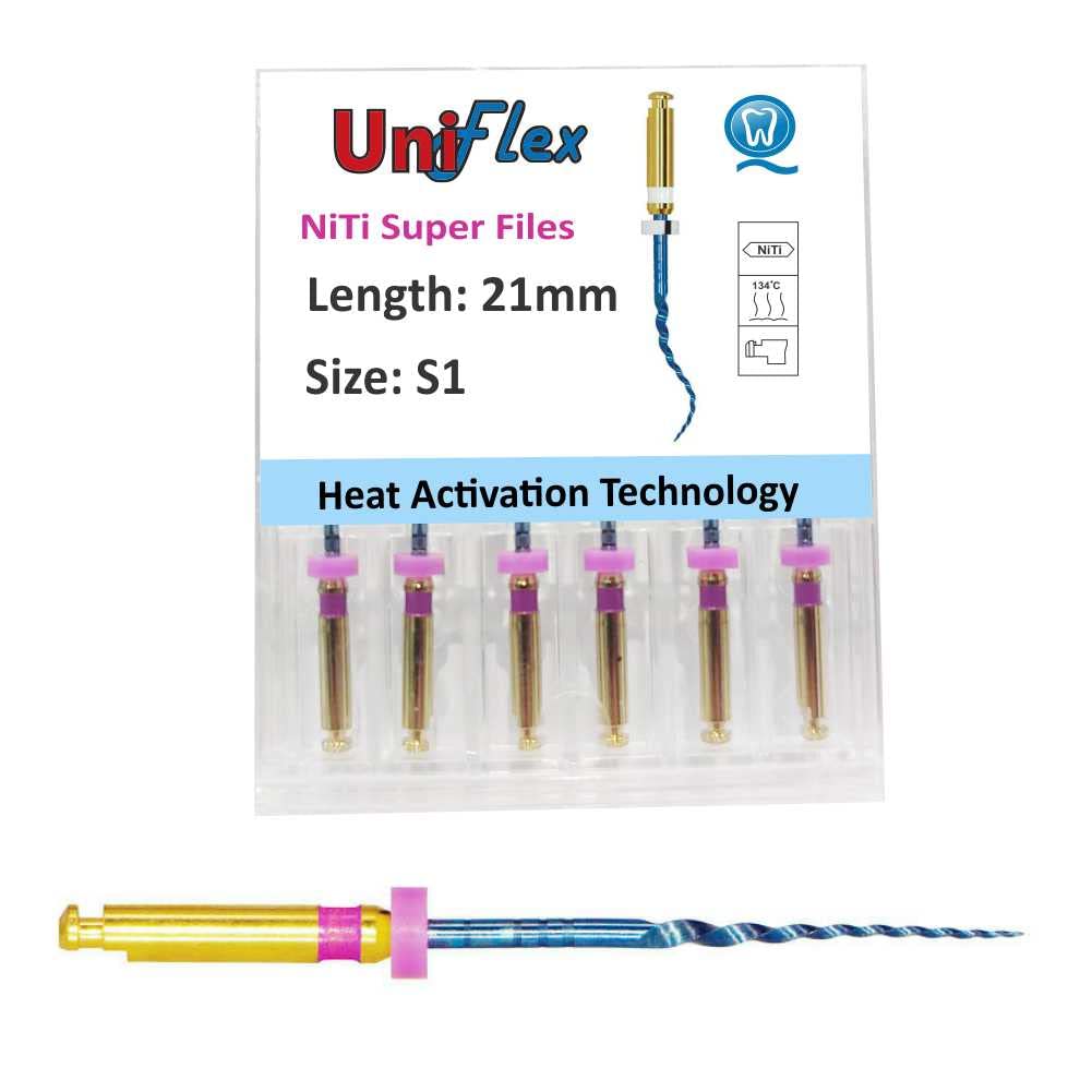 Uniflex NiTi Rotary Files S1 21mm Blue super files Heat Activation Technology (B09M46ZD37) Amazon Price History, Amazon Price Tracker