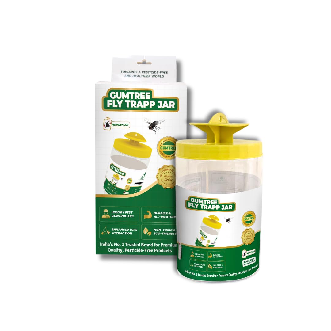 Gumtree Fly Trapp Jar- 100% Non-Pesticide, Re-usable Housefly Control for Farms(2 L)| Contains 1 Jar and 1 Bait Sachet (B0CP2BSCF8) Amazon Price History, Amazon Price Tracker