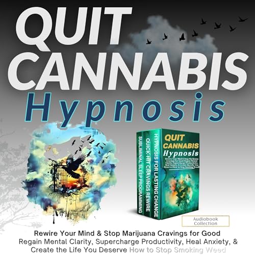 Quit Cannabis Hypnosis Audiolibro Por Cameron Hale arte de portada
