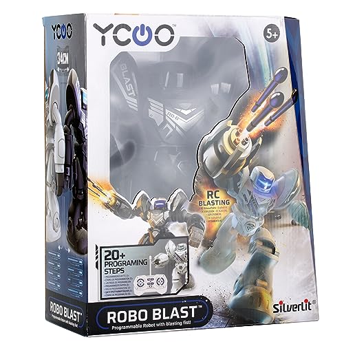Robot télécommandé Robo Blast Noir Silverlit YCOO grand format interactif - 6